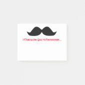 Post-it® Notes collantes de note de moustache (Devant)