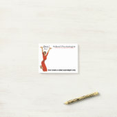 Post-it® Notes collantes de psychologue d'école conduites (Sur un bureau)