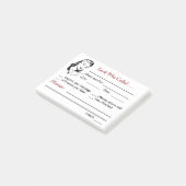 Post-it® Notes collantes de rétro note de bureau (Incliné)