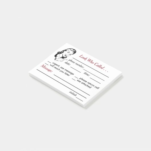 Post-it® Notes collantes de rétro note de bureau (Incliné)