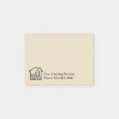 Post-it® Notes collantes de service de nettoyage (Devant)