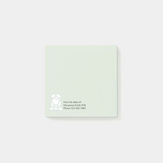Post-it® Notes collantes d'infirmière Médicale (Devant)
