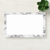 Post-it® Notes collantes du cadre de Marbre blanc (Bureau)