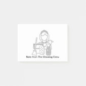 Post-it® Notes collantes du client du service de nettoyage (Devant)