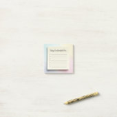 Post-it® Notes collantes du "Journal de gratitude" (Sur un bureau)