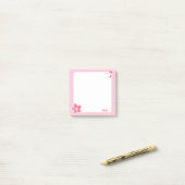 Post-it® Notes collantes en fleurs de cerisier rose mignonn (Sur un bureau)