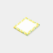 Post-it® Notes collantes encadrées de citron jaune (Incliné)