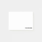 Post-it® Notes collantes faites sur commande avec votre nom (Devant)
