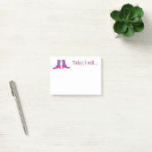 Post-it® Notes collantes faites sur commande de chaussures (Bureau)