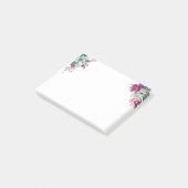 Post-it® Notes collantes Fleurs tropicales en blanc (Incliné)