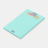 Post-it® Notes collantes (Floral Blue-Notes2)RFPMDesigns ©️ (Incliné)