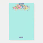 Post-it® Notes collantes (Floral Blue-Notes2)RFPMDesigns ©️ (Devant)