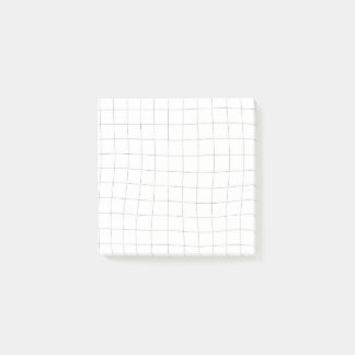 Post-it® Notes collantes Grille Vave - Noir et Blanc