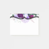 Post-it® Notes collantes Hibiscus de lavande sur blanc (Devant)