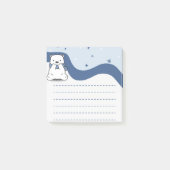 Post-it® Notes collantes/Notes postales Design Polar Bear T (Devant)