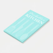 Post-it® Notes collantes personnalisées avec ustensiles de  (Incliné)