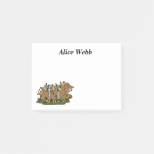 Post-it® Notes collantes personnalisées par teckel