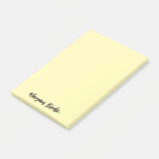 Post-it® Notes collantes Post-it personnalisées avec nom (Incliné)