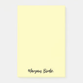 Post-it® Notes collantes Post-it personnalisées avec nom (Devant)