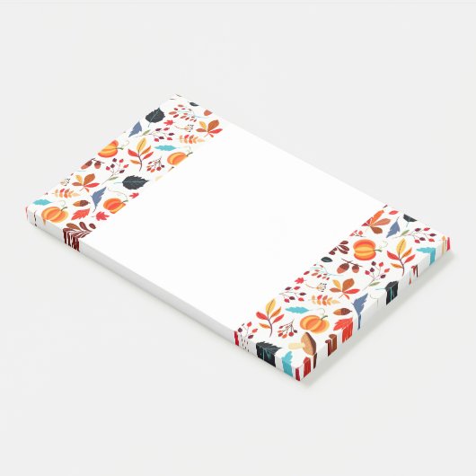 Post-it® Notes collantes pour le Motif d'automne (Incliné)