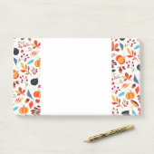 Post-it® Notes collantes pour le Motif d'automne (Sur un bureau)