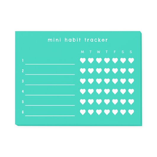 Post-it® Notes collantes pour le traceur de mini-habit vert