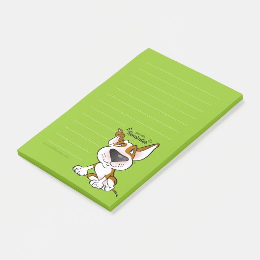 Post-it® Notes collantes rayées de bande dessinée de (Incliné)