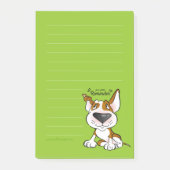 Post-it® Notes collantes rayées de bande dessinée de (Devant)