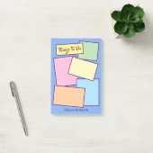 Post-it® Notes collantes simples Couleurs pastel papier (Bureau)