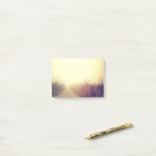 Post-it® Notes collantes Sunrise Pathway Path Side Wal (Sur un bureau)