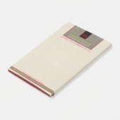 Post-it® Notes comptables monogrammes (Incliné)