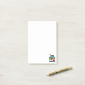 Post-it® Notes Conductrice de Camion Féminin (Sur un bureau)