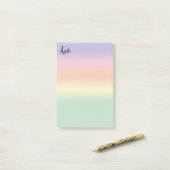 Post-it Notes Couleurs Pastel (Sur un bureau)