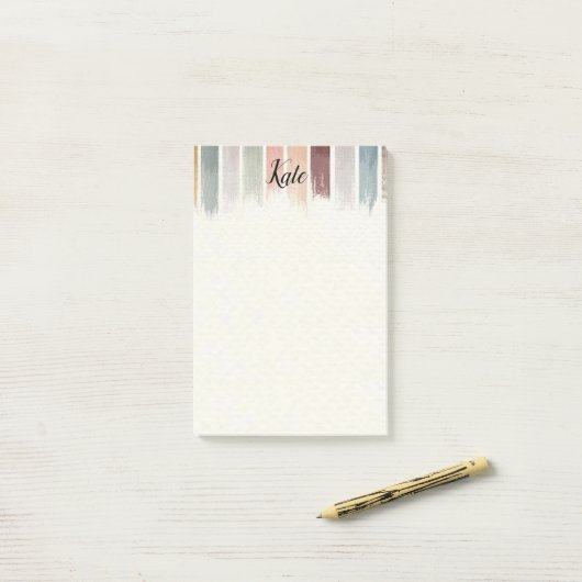Post-it Notes Couleurs Terre (Sur un bureau)