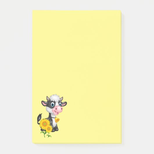 Post-it-Notes-country Koe Post-it® Notes (Voorkant)