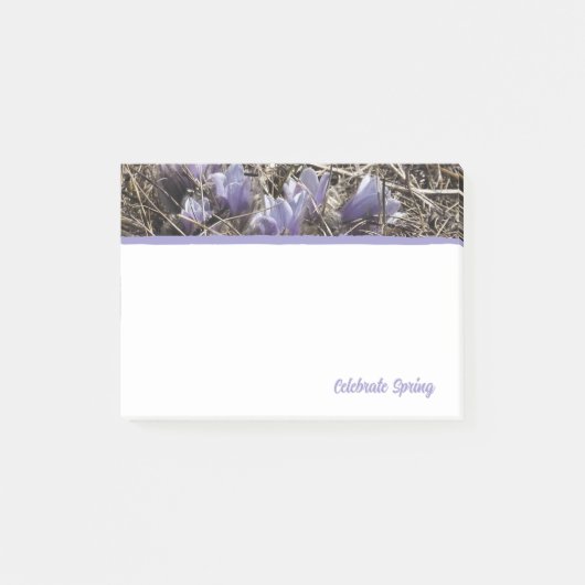 Post-It Notes Crocus de Prairie Violet (Devant)