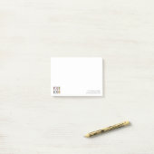 Post-it® notes Custom Company Logo Promotion (Op bureau)