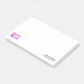 Post-it® notes Custom Company Logo Promotion (Schuin)
