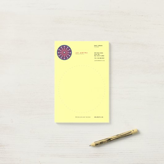 Post-it® Notes d'Ad Astra (Sur un bureau)