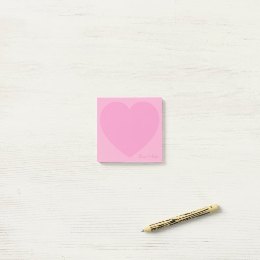 Post-it Notes d'amour (Sur un bureau)