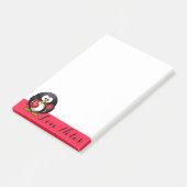 Post-it® Notes d'amour de pingouin post-it (Incliné)