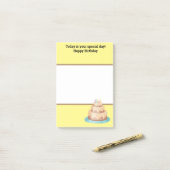 Post-it® Notes d'anniversaire, Notes postales (Sur un bureau)