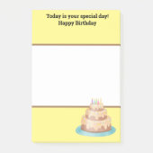 Post-it® Notes d'anniversaire, Notes postales (Devant)