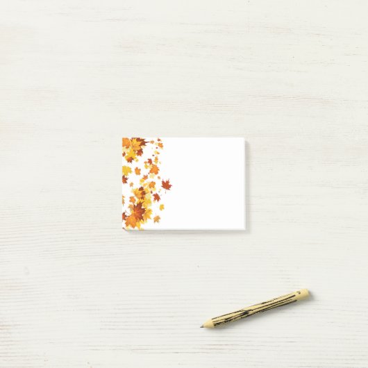 Post-it® Notes d'après automne (Sur un bureau)
