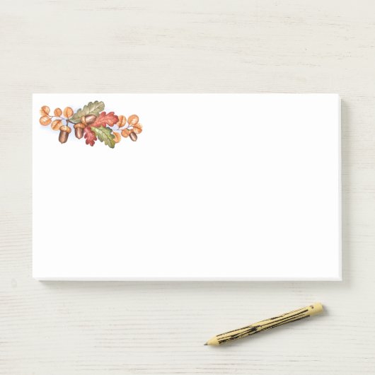 Post-it® Notes d'après automne (Sur un bureau)