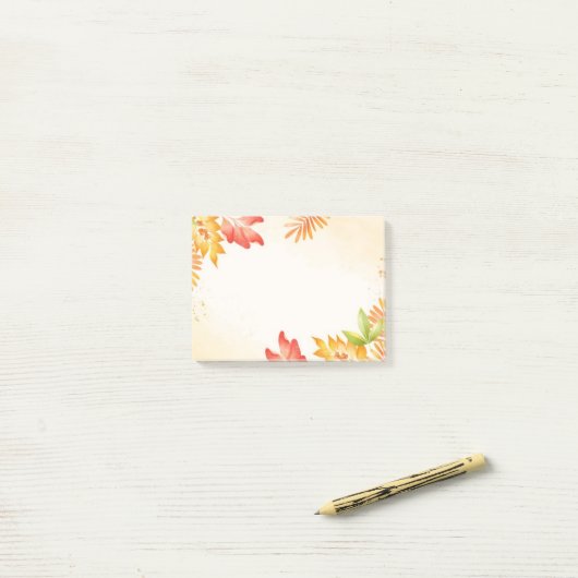 Post-it® Notes d'après automne (Sur un bureau)