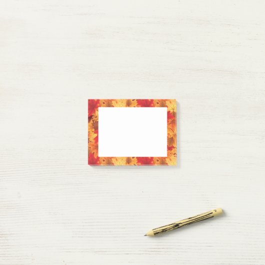 Post-it® Notes d'après automne (Sur un bureau)