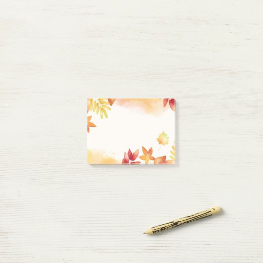 Post-it® Notes d'après automne (Sur un bureau)