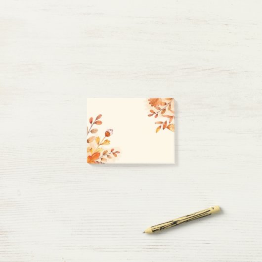 Post-it® Notes d'après automne (Sur un bureau)