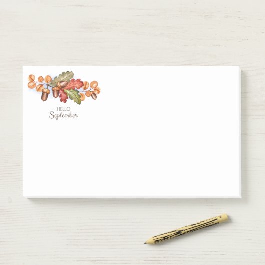 Post-it® Notes d'après automne (Sur un bureau)